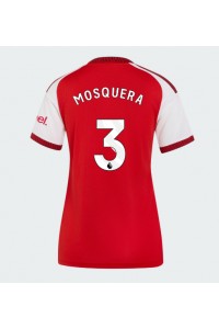 Arsenal Cristhian Mosquera #3 Fotballdrakt Hjemme Klær Dame 2026-27 Korte ermer